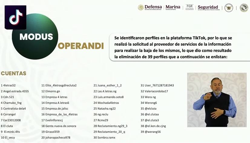 TikTok reclutamiento